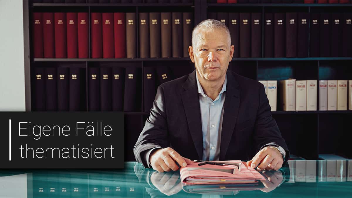 Rechtsanwalt Dieter Axmann aus Dortmund - eigene Fälle thematisiert